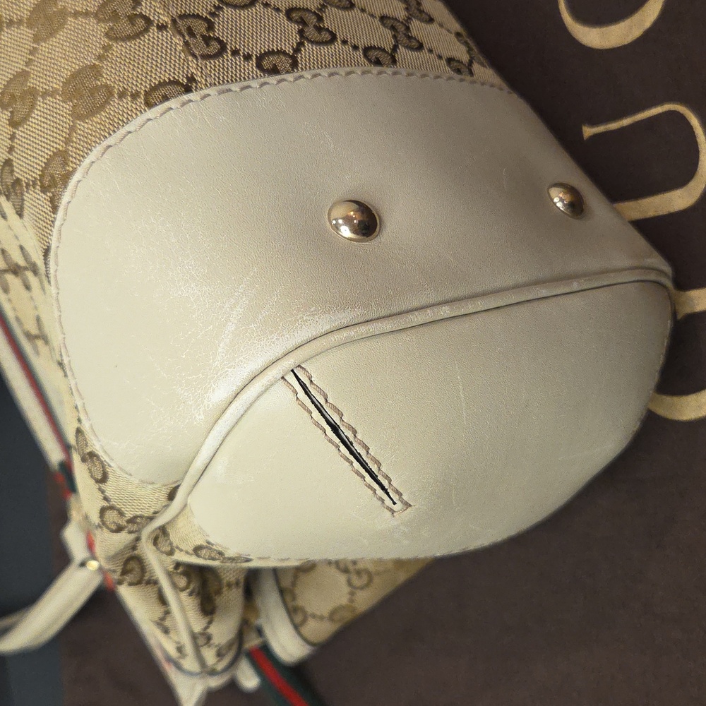 GUCCI vintage 2009 Web Bow Tote, ltd production, excellent collectable condition - Picture 14 of 17